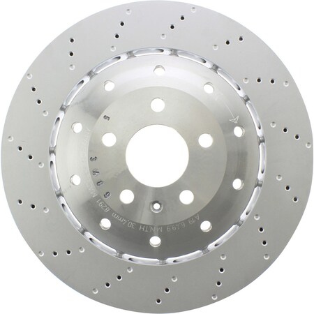 Centric Parts Premium Oe Drilled Brake Rotor, 128.33126 128.33126
